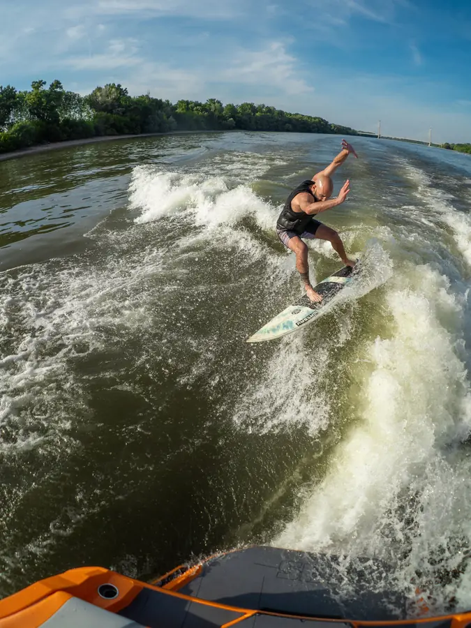 Wakesurf naplemente-session – 2/3. fotó