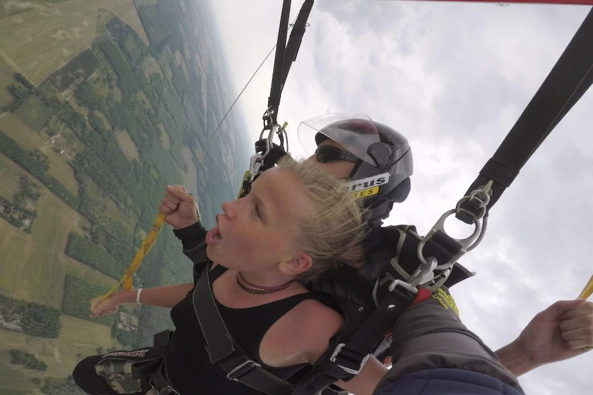 Tandem Skydive with Handheld & External Aerial Cameraman — photo 3 of 3